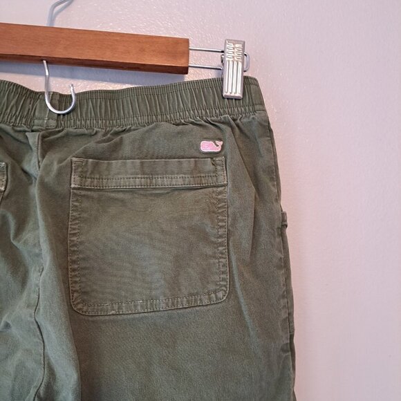Vineyard Vine Girls‎ Military Green Pocketed Twill Jogger Pants Size 12 - Picture 8 of 13